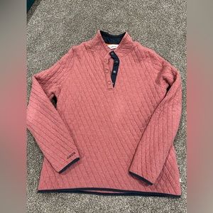 Orvis Women's Outdoor Quilted Snap Sweater
Red/ Navy